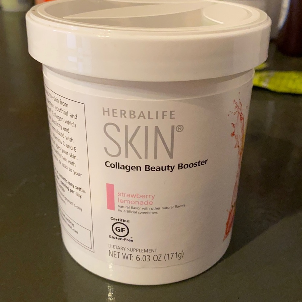 Collagen strawberry lemonade.